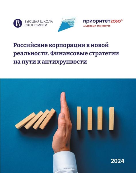Обложка книги  «Российские корпорации в новой реальности. Финансовые стратегии на пути к антихрупкости»