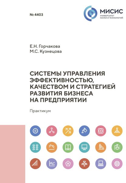 Обложка книги  «Системы управления эффективностью, качеством и стратегией развития бизнеса на предприятии»