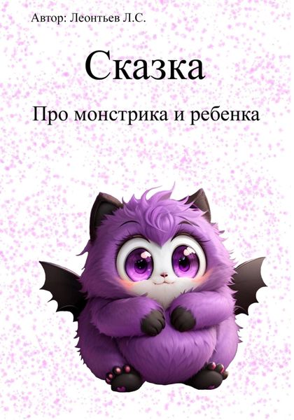 Обложка книги  «Сказка про монстрика и ребенка»