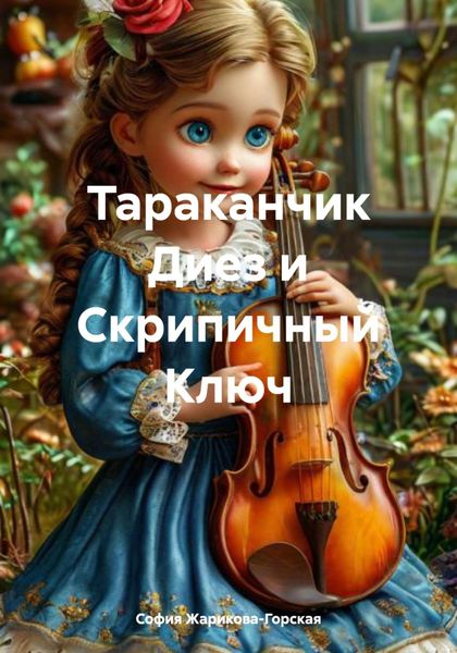 Обложка книги  «Тараканчик Диез и Скрипичный Ключ»