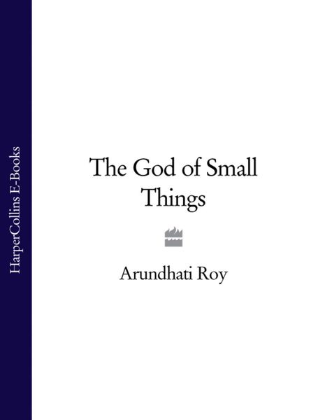 Обложка книги  «The God of Small Things»