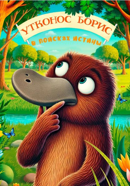 Обложка книги  «Утконос Борис в поисках истины»