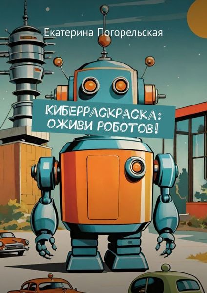 Обложка книги «Киберраскраска: оживи роботов!»