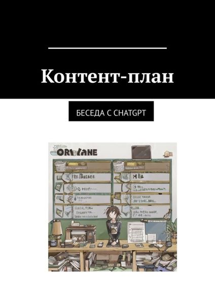 Обложка книги  «Контент-план. Беседа с CHATGPT»