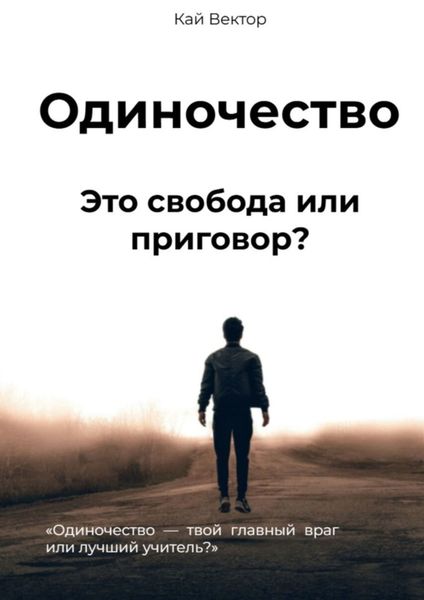 Обложка книги  «Одиночество. Это свобода или приговор? Одиночество – твой главный враг или лучший учитель?»