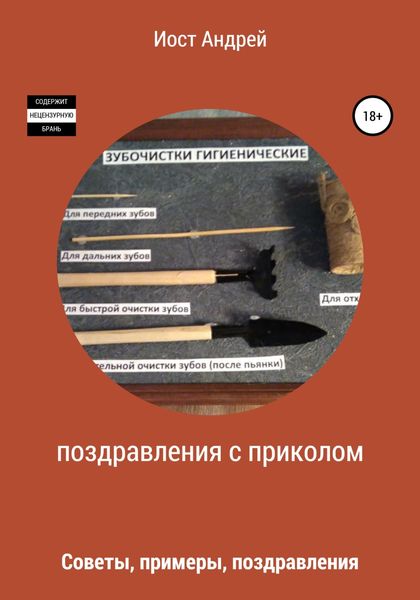 Обложка книги  «Поздравления с приколом. Советы, примеры, поздравления»
