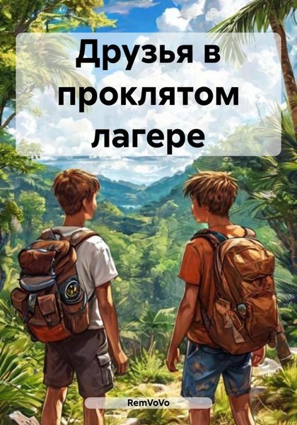 Обложка книги  «Друзья в проклятом лагере»