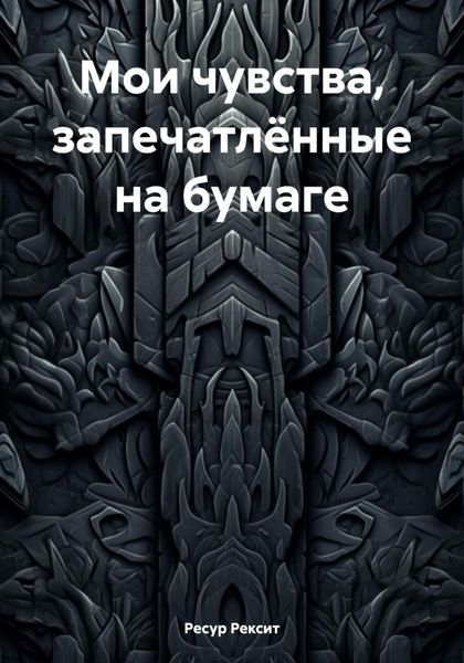 Обложка книги  «Мои чувства, запечатлённые на бумаге»