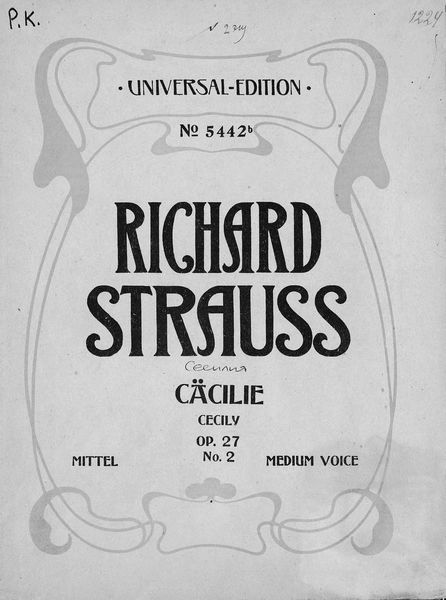 Обложка книги  «Cacilie»