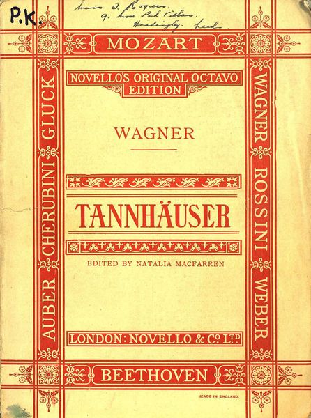 Обложка книги «Tannhauser and the tournament of song at wartburg»