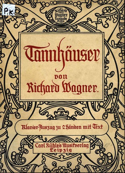 Обложка книги  «Tannhauser und Der Sangerkrieg auf der Wartburg»