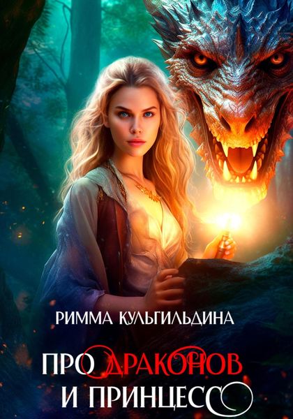 Обложка книги  «Про драконов и принцесс»