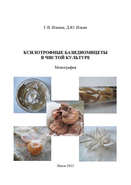 Обложка книги  «Ксилотрофные базидиомицеты в чистой культуре»