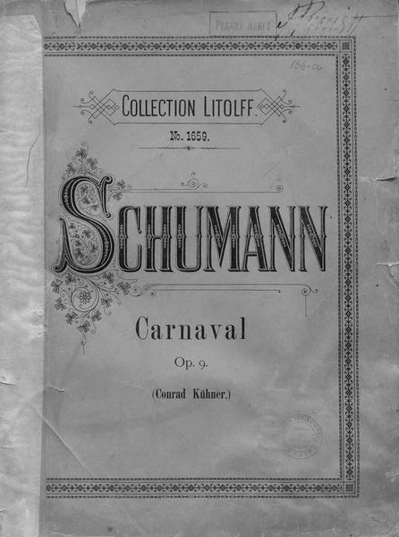 Обложка книги  «Robert Schumann's Compositionen fur das Pianoforte»