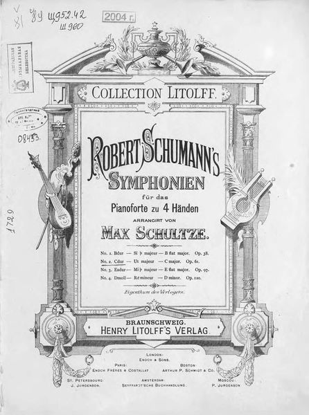 Обложка книги  «Symphonie N 2, C-dur»