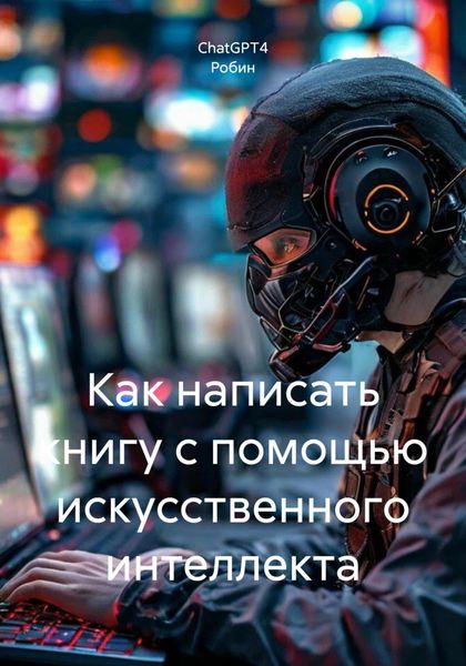 Обложка книги  «Как написать книгу с помощью искусственного интеллекта»
