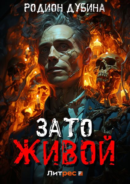 Обложка книги  «Зато живой»