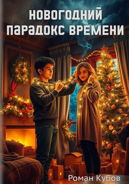 Обложка книги  «Новогодний парадокс времени»