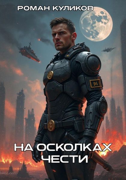 Обложка книги  «На осколках чести»