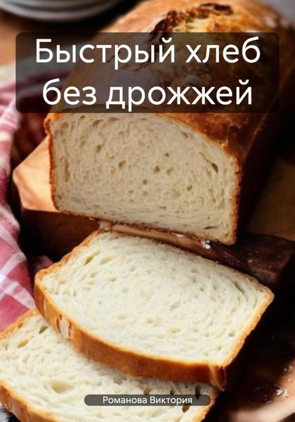 Обложка книги «Быстрый хлеб без дрожжей»