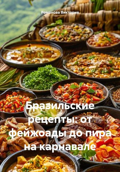 Обложка книги  «Бразильские рецепты: от фейжоады до пира на карнавале»