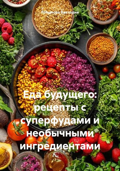 Обложка книги  «Еда будущего: рецепты с суперфудами и необычными ингредиентами»