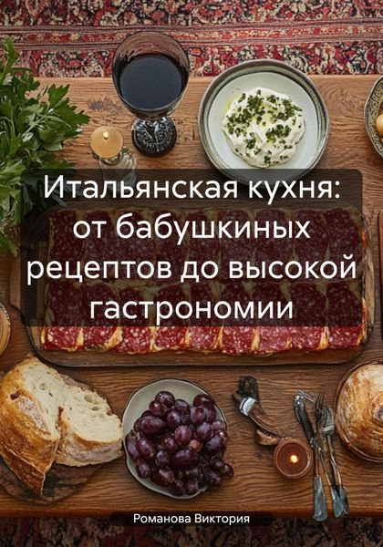 Обложка книги  «Итальянская кухня: от бабушкиных рецептов до высокой гастрономии»