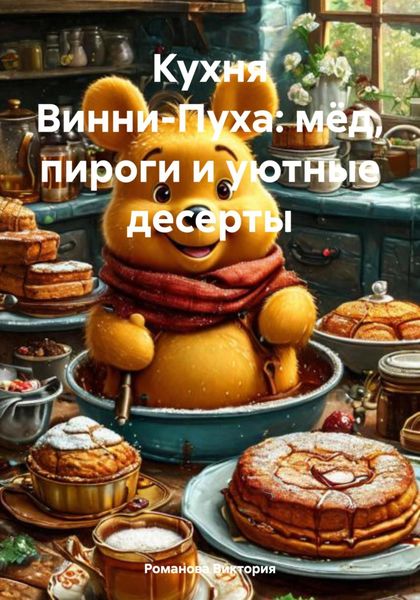 Обложка книги  «Кухня Винни-Пуха: мёд, пироги и уютные десерты»