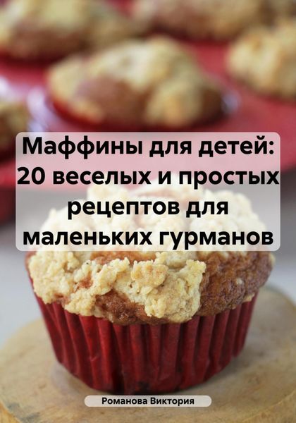 Обложка книги  «Маффины для детей: 20 веселых и простых рецептов для маленьких гурманов»