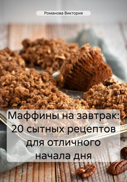 Обложка книги  «Маффины на завтрак: 20 сытных рецептов для отличного начала дня»