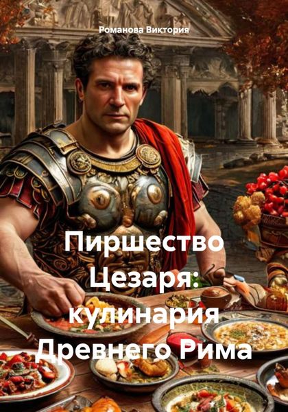 Обложка книги  «Пиршество Цезаря: кулинария Древнего Рима»