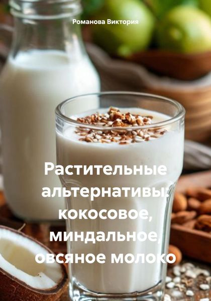 Обложка книги  «Растительные альтернативы: кокосовое, миндальное, овсяное молоко»