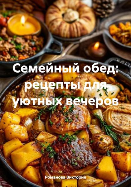 Обложка книги  «Семейный обед: рецепты для уютных вечеров»