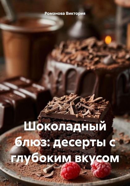 Обложка книги  «Шоколадный блюз: десерты с глубоким вкусом»