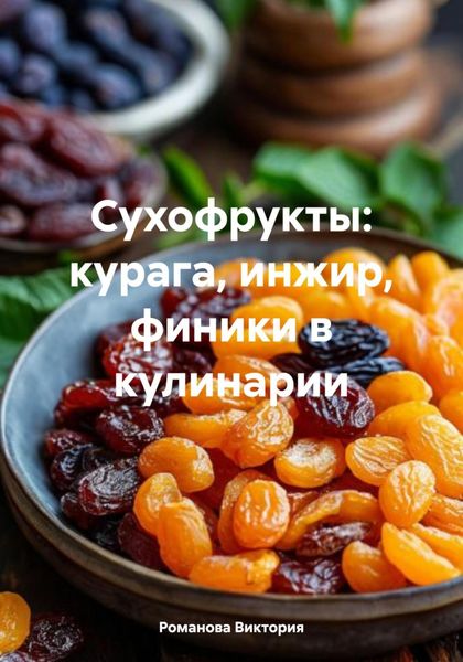 Обложка книги  «Сухофрукты: курага, инжир, финики в кулинарии»