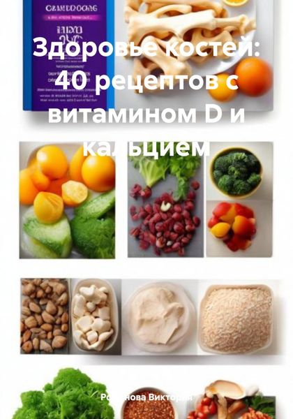 Обложка книги  «Здоровье костей: 40 рецептов с витамином D и кальцием»