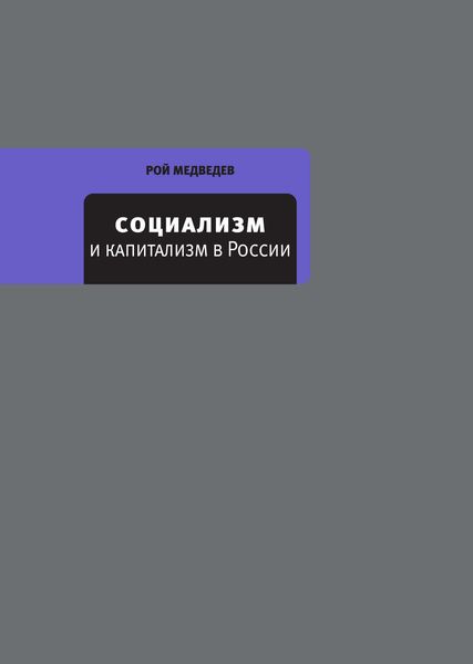 Обложка книги «Социализм и капитализм в России»