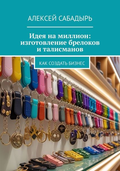 Обложка книги  «Идея на миллион: изготовление брелоков и талисманов. Как создать бизнес»