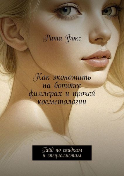 Обложка книги  «Как экономить на ботоксе, филлерах и прочей косметологии. Гайд по скидкам и специалистам»