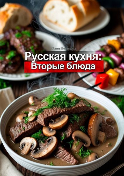 Обложка книги «Русская кухня: Вторые блюда»