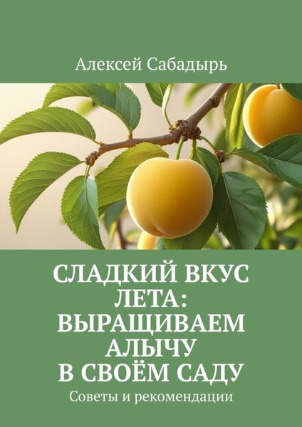 Обложка книги  «Сладкий вкус лета: выращиваем алычу в своём саду. Советы и рекомендации»