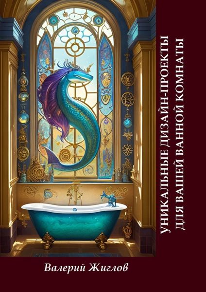 Обложка книги  «Уникальные дизайн-проекты для вашей ванной комнаты»