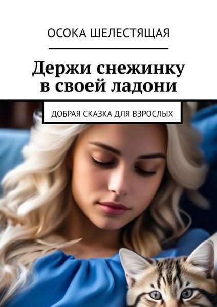 Обложка книги  «Держи снежинку в своей ладони. Добрая сказка для взрослых»