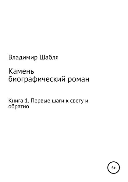 Обложка книги  «Камень. Биографический роман. Книга 1. Первые шаги к свету и обратно»