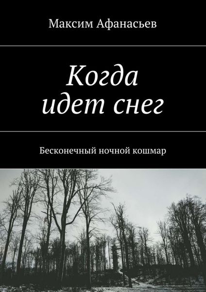 Обложка книги  «Когда идет снег. Бесконечный ночной кошмар»