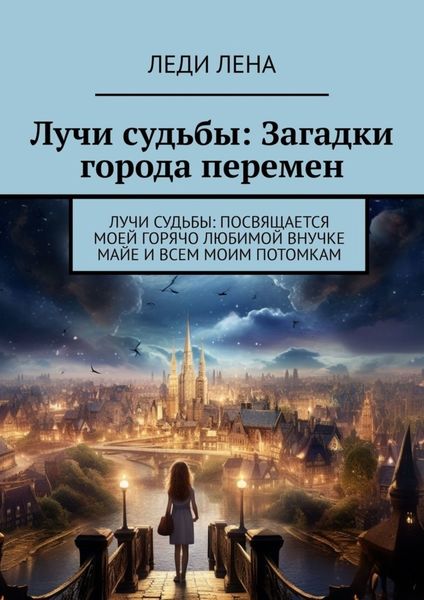 Обложка книги  «Лучи судьбы: Загадки города перемен. Лучи судьбы: посвящается моей горячо любимой внучке Майе и всем моим потомкам»