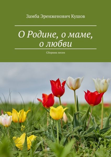 Обложка книги  «О Родине, о маме, о любви. Сборник песен»