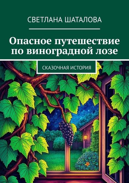 Обложка книги  «Опасное путешествие по виноградной лозе. Сказочная история»