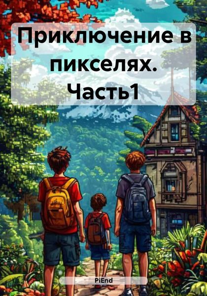 Обложка книги  «Приключение в пикселях. Часть1»