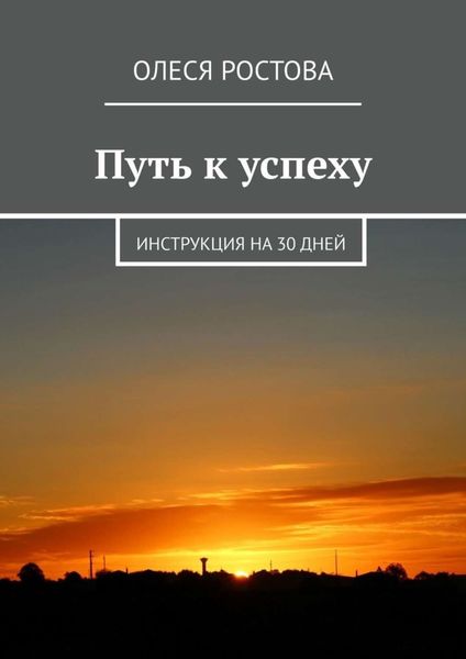 Обложка книги  «Путь к успеху. Инструкция на 30 дней»